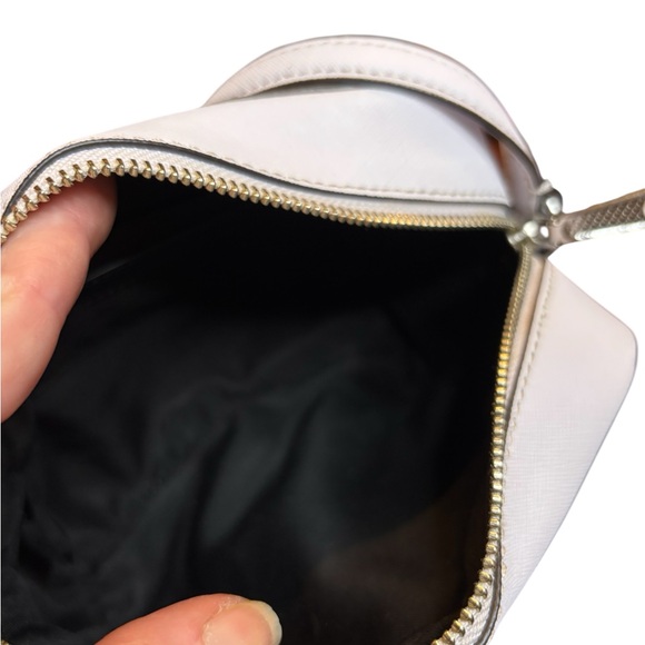 Rebecca Minkoff Saffiano Leather Crossbody Bag Ivory White - Picture 8 of 8